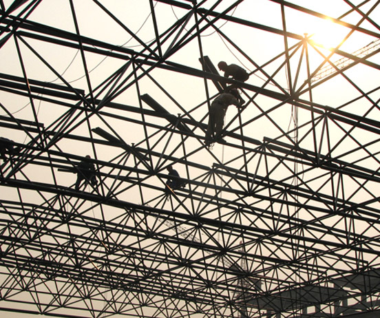 泉州厂房网架安装